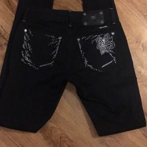 Black Skinny MissMe Pants Size 28